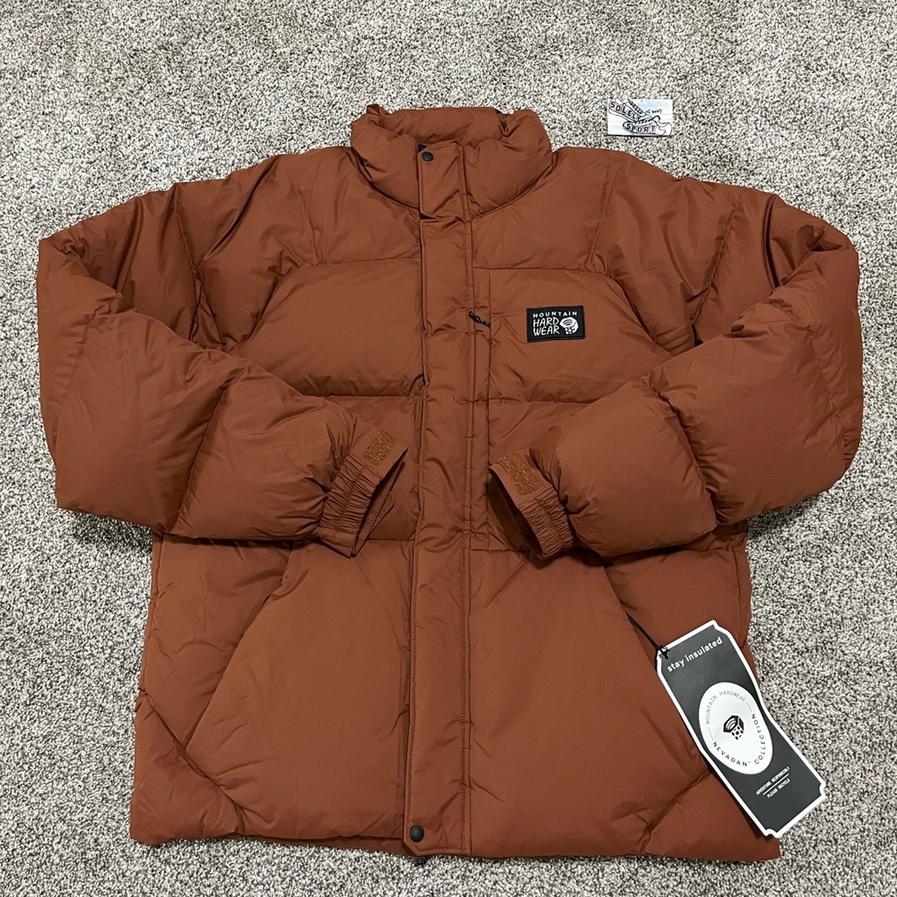 New Mountain Hardwear Nevadan Down Jacket 650 Fill Insulated Puffer Coat Iron